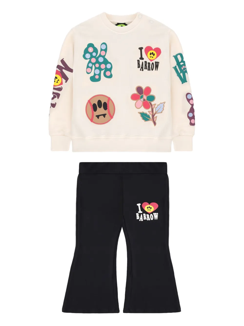 Barrow kids Tuta sportiva con stampa - Toni neutri