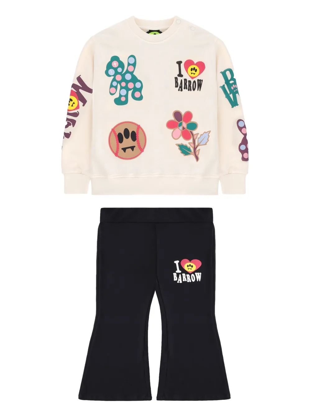 Barrow Logo-print Detailed Tracksuit In Multi