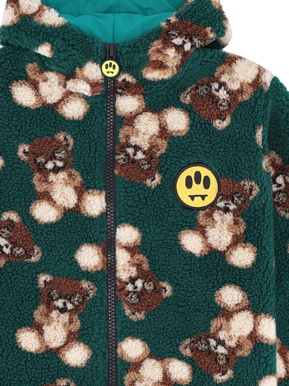 Barrow kids teddy-print hooded jacket | Boys Padded Jackets | Image 2