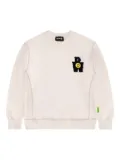 Barrow kids embroidered-logo sweatshirt - Neutrals