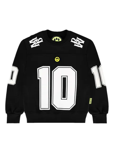 Barrow kids number-print sweatshirt