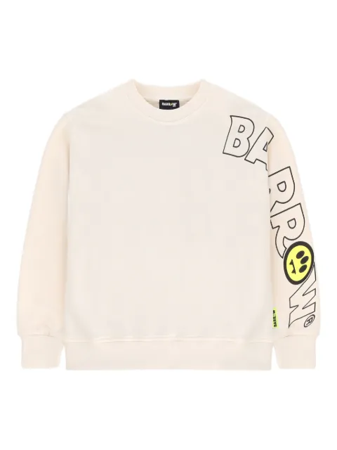 Barrow kids diagonal-logo sweatshirt