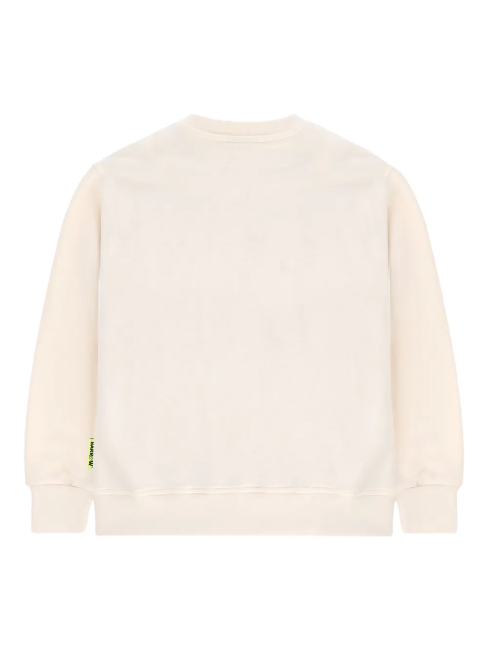 Barrow Diagonal-logo Sweatshirt In Neutral