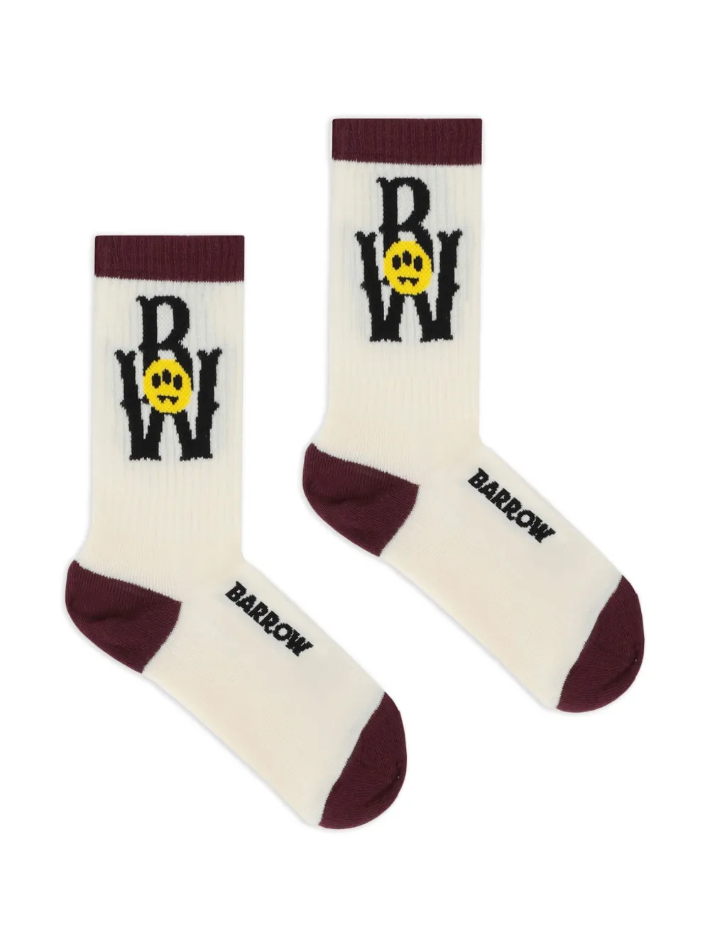 Barrow kids Calzini a coste con logo - Toni neutri