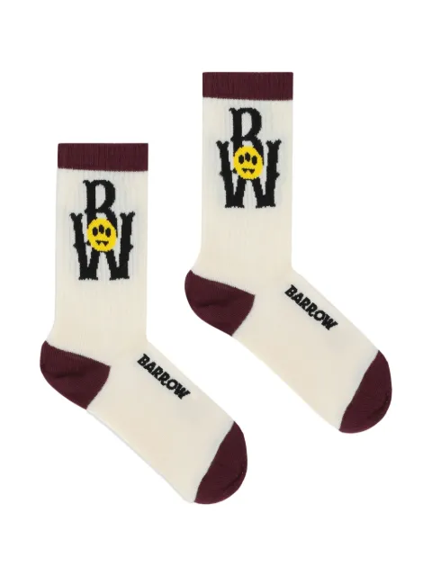 Barrow kids logo-detail ribbed socks