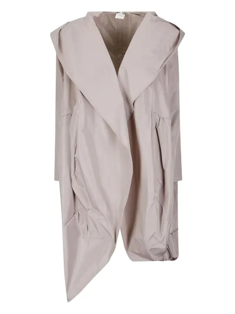 HIRA hooded asymmetrical trench