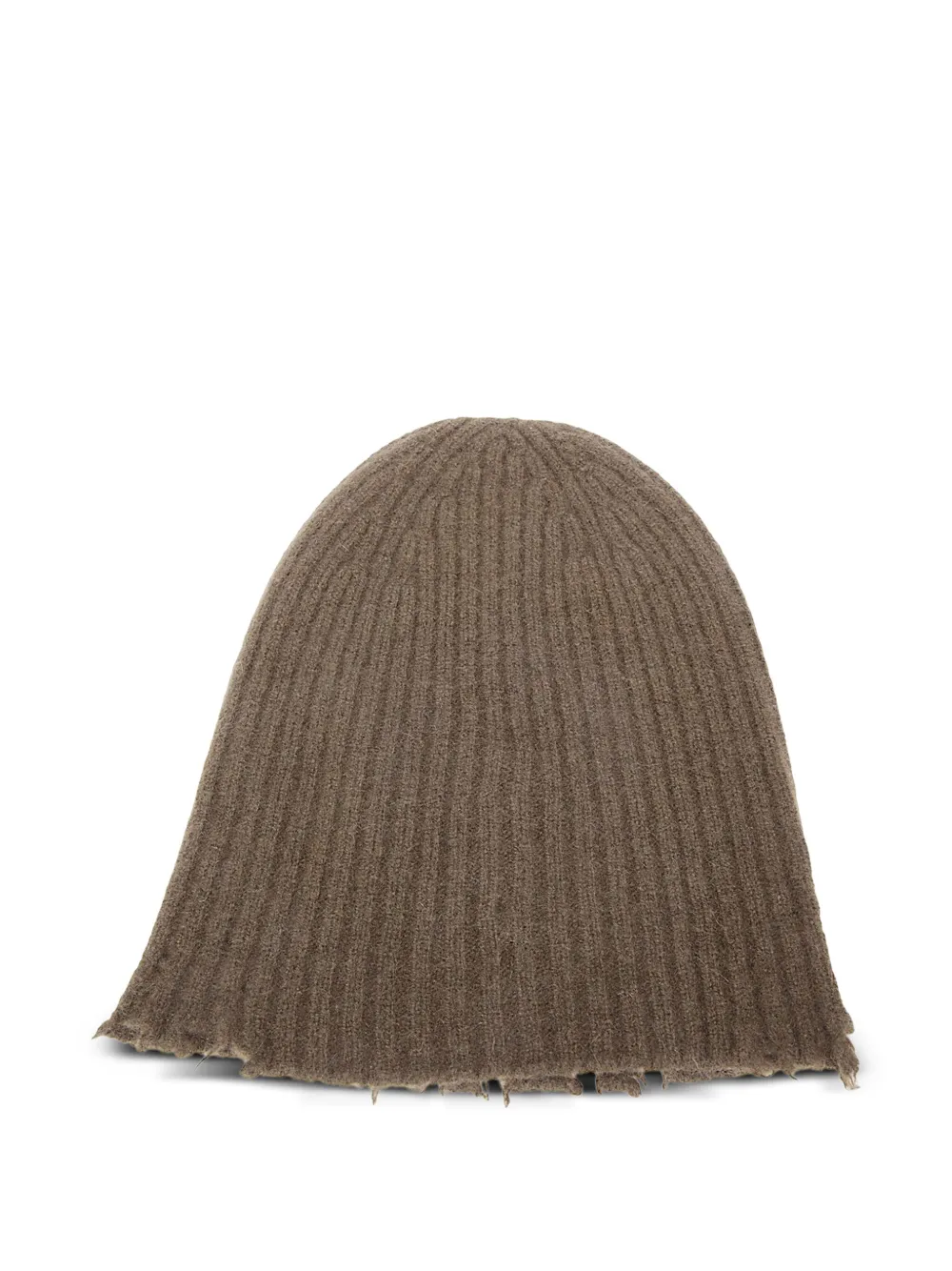 Uma Wang ribbed frayed-edge beanie | Image 2