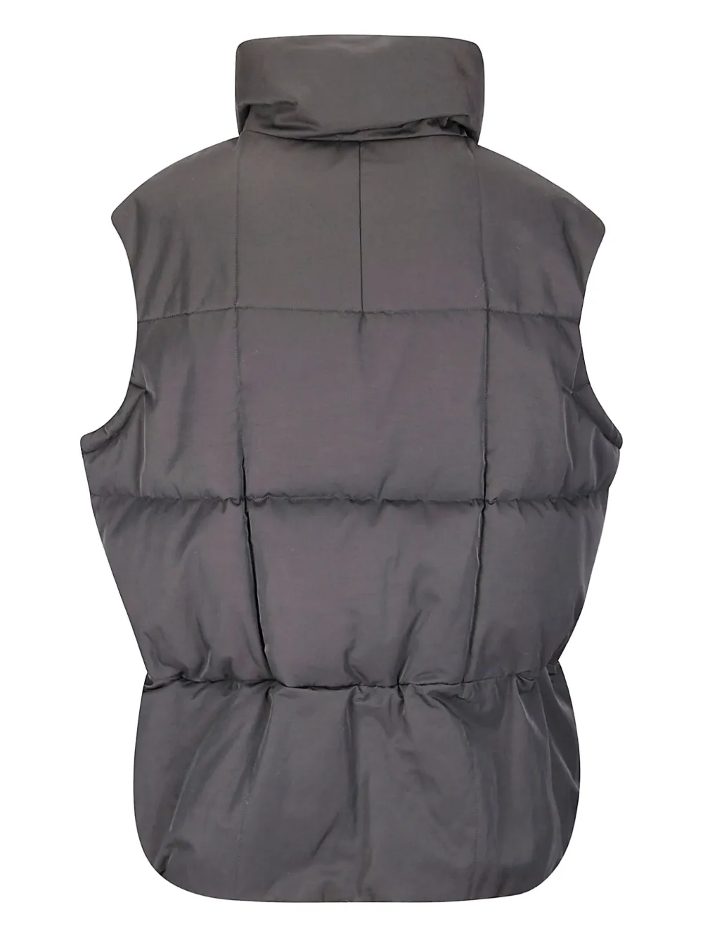 Yohji Yamamoto quilted padded vest Zwart