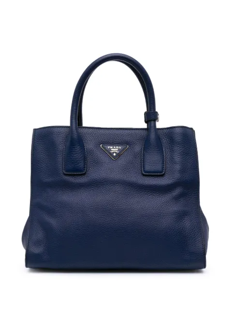 Prada Pre-Owned 2013-2025 Vitello Daino Open Convertible Tote satchel