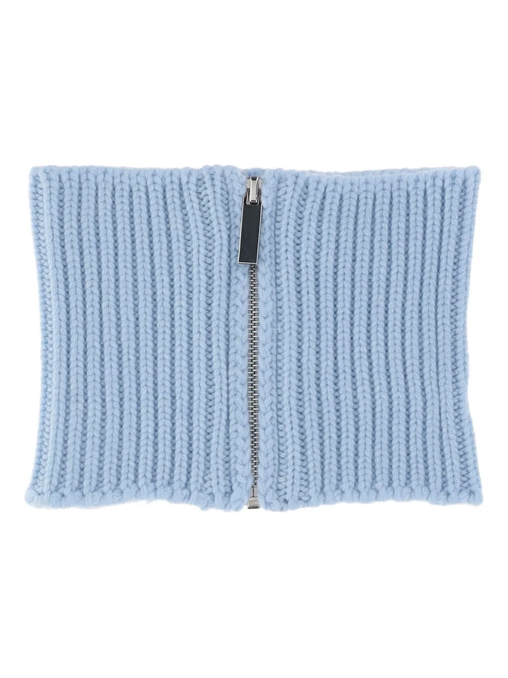 Sa Su Phi Ribbed-knit Scarve In Blue