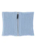SA SU PHI ribbed-knit scarf - Blue