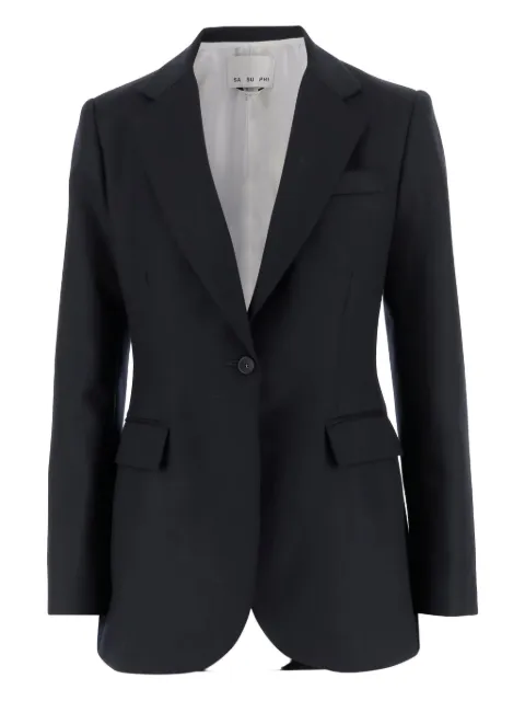 SA SU PHI single-breasted wool blazer