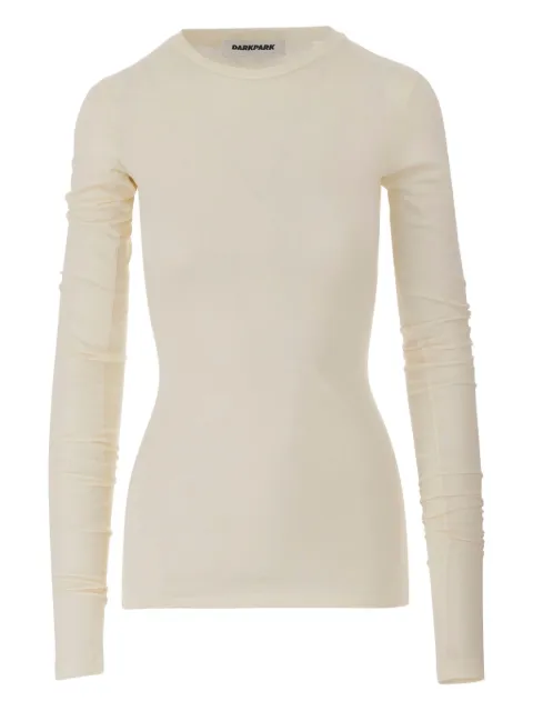 DARKPARK top manga larga con cuello redondo