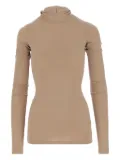 DARKPARK high-neck hooded top - Neutrals