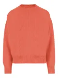 SA SU PHI crew-neck sweater - Orange