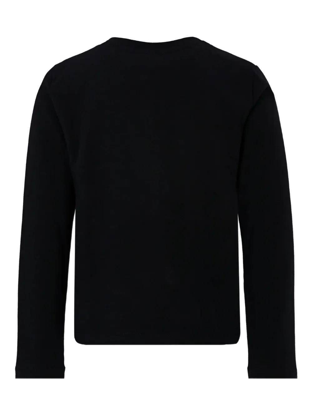 John Richmond Junior crystal-embellished long-sleeve T-shirt Zwart