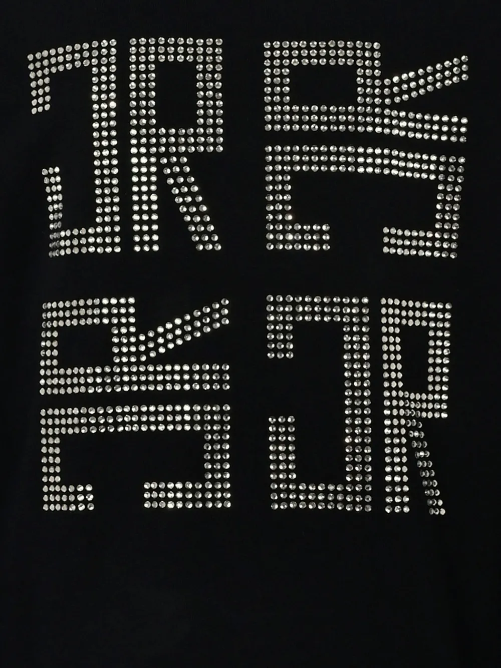 John Richmond Junior crystal-embellished long-sleeve T-shirt Zwart