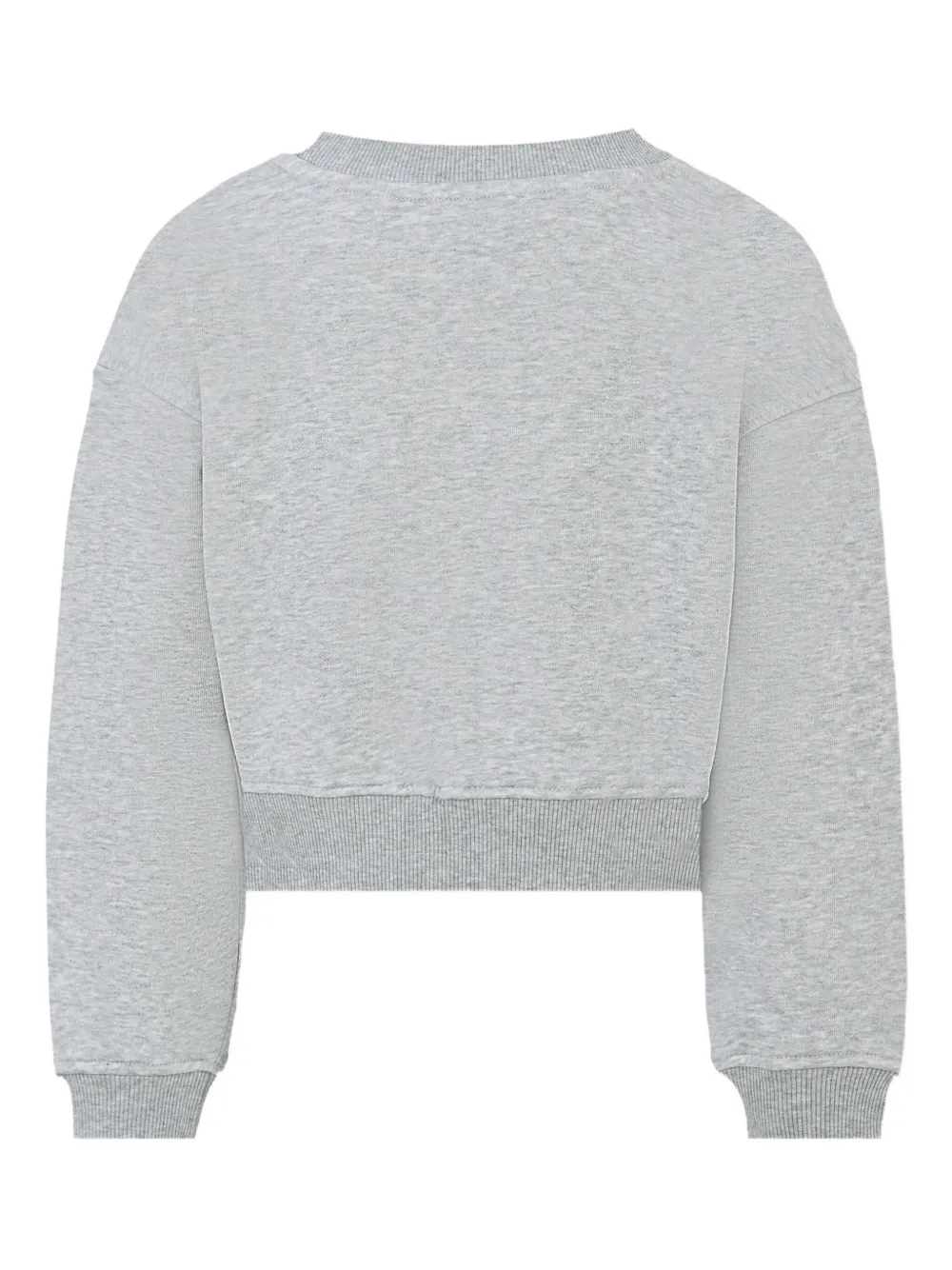 John Richmond Junior embroidered-logo sweatshirt Grijs