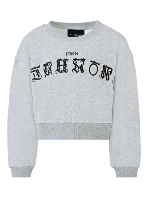 John Richmond Junior embroidered-logo sweatshirt