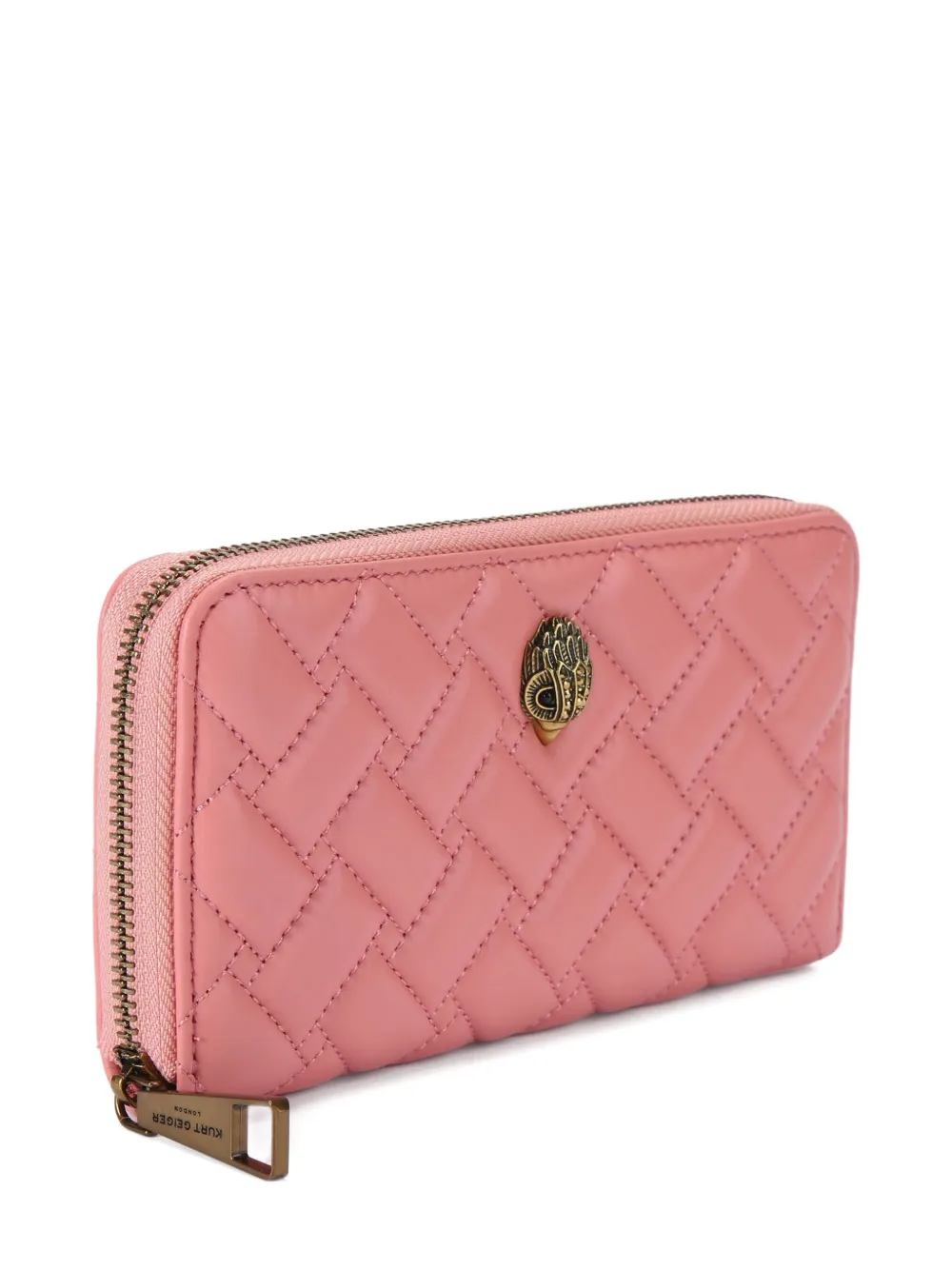 quilted zip-around wallet