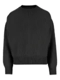SA SU PHI ribbed crew-neck sweater - Black