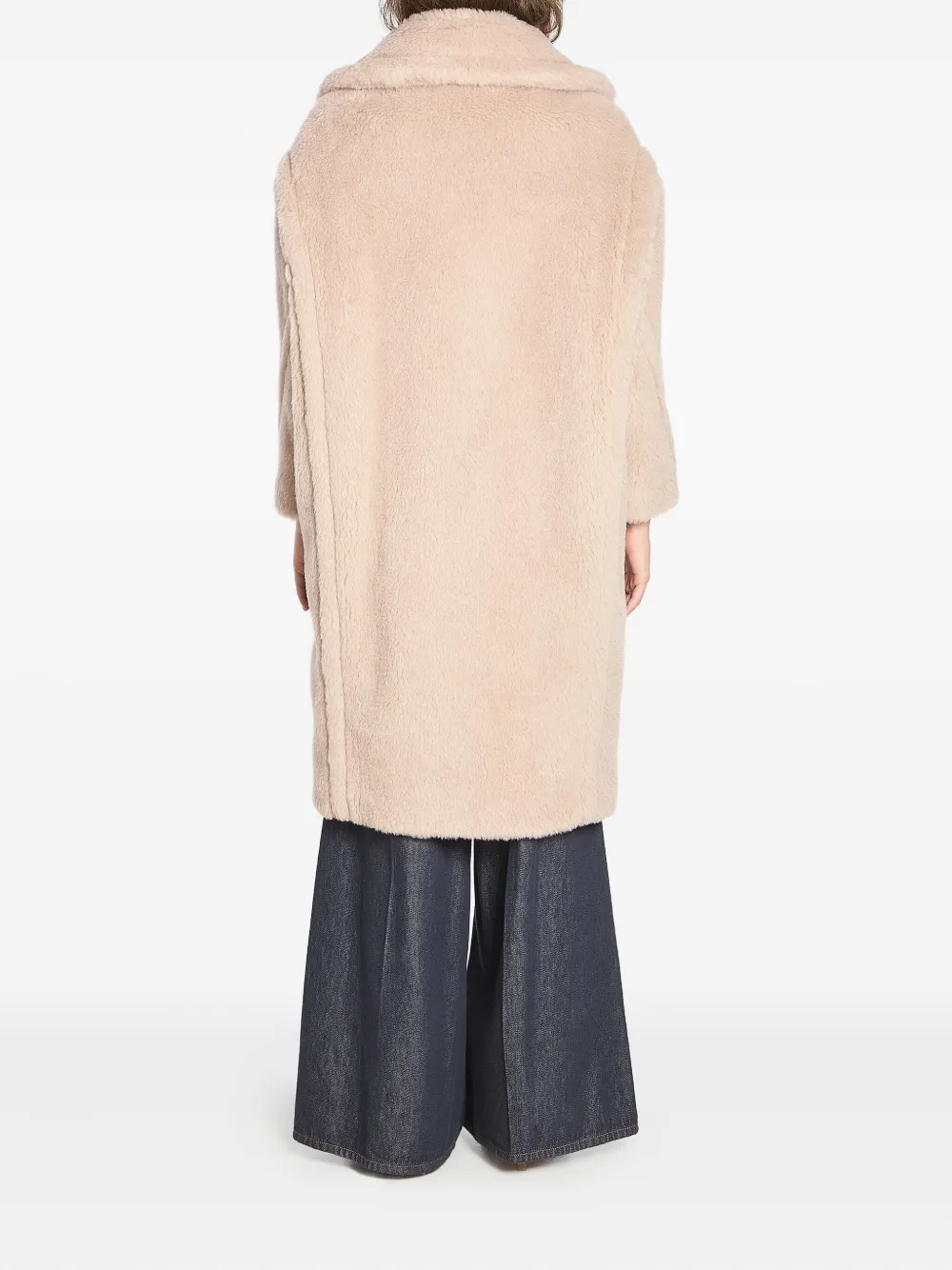 Max Mara Jas met dubbele rij knopen Beige