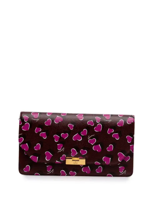 Gucci Pre-Owned 2016-2025 Leather Heartbeat clutch bag