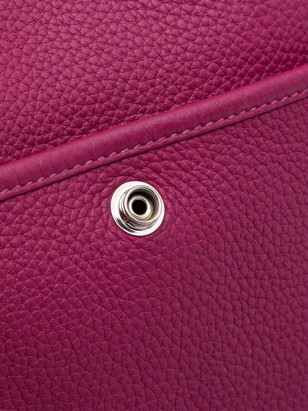 Pre-owned Hermes 2011 Clemence Evelyne Iii 29 Crossbody Bag In Pink