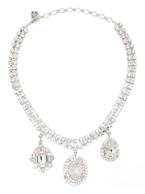 Magda Butrym crystal-embellished double-chain necklace