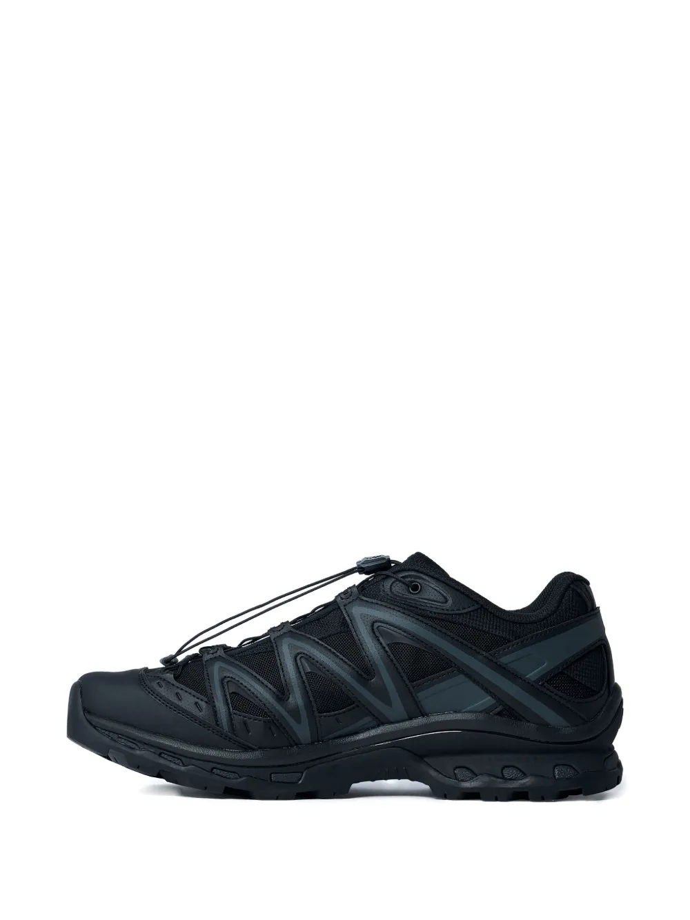 Salomon logo-print sneakers Black