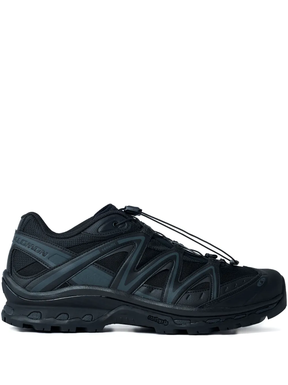 Salomon logo-print sneakers Black