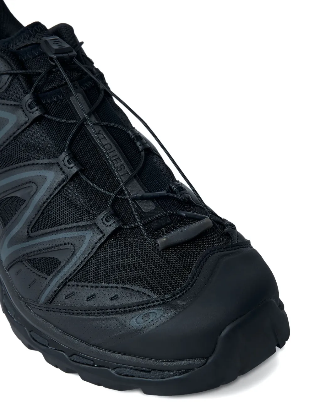 Salomon logo-print sneakers Black