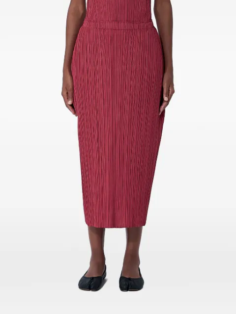 Pleats Please Issey Miyake pleated midi skirt