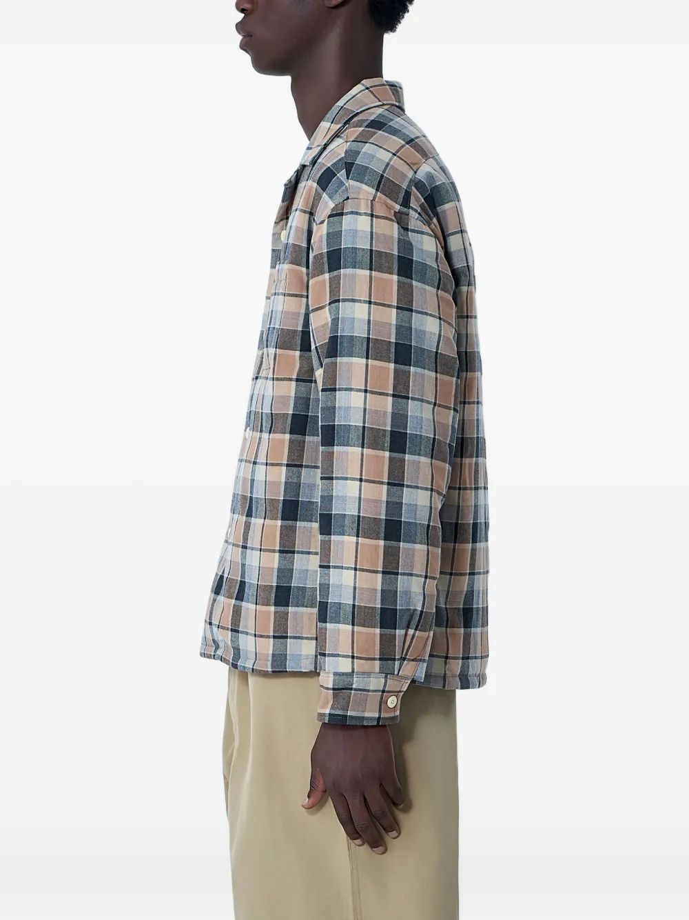 Visvim Check Weave Classic Collar Jacket In Multi