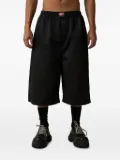 Willy Chavarria elastic-waistband shorts - Black