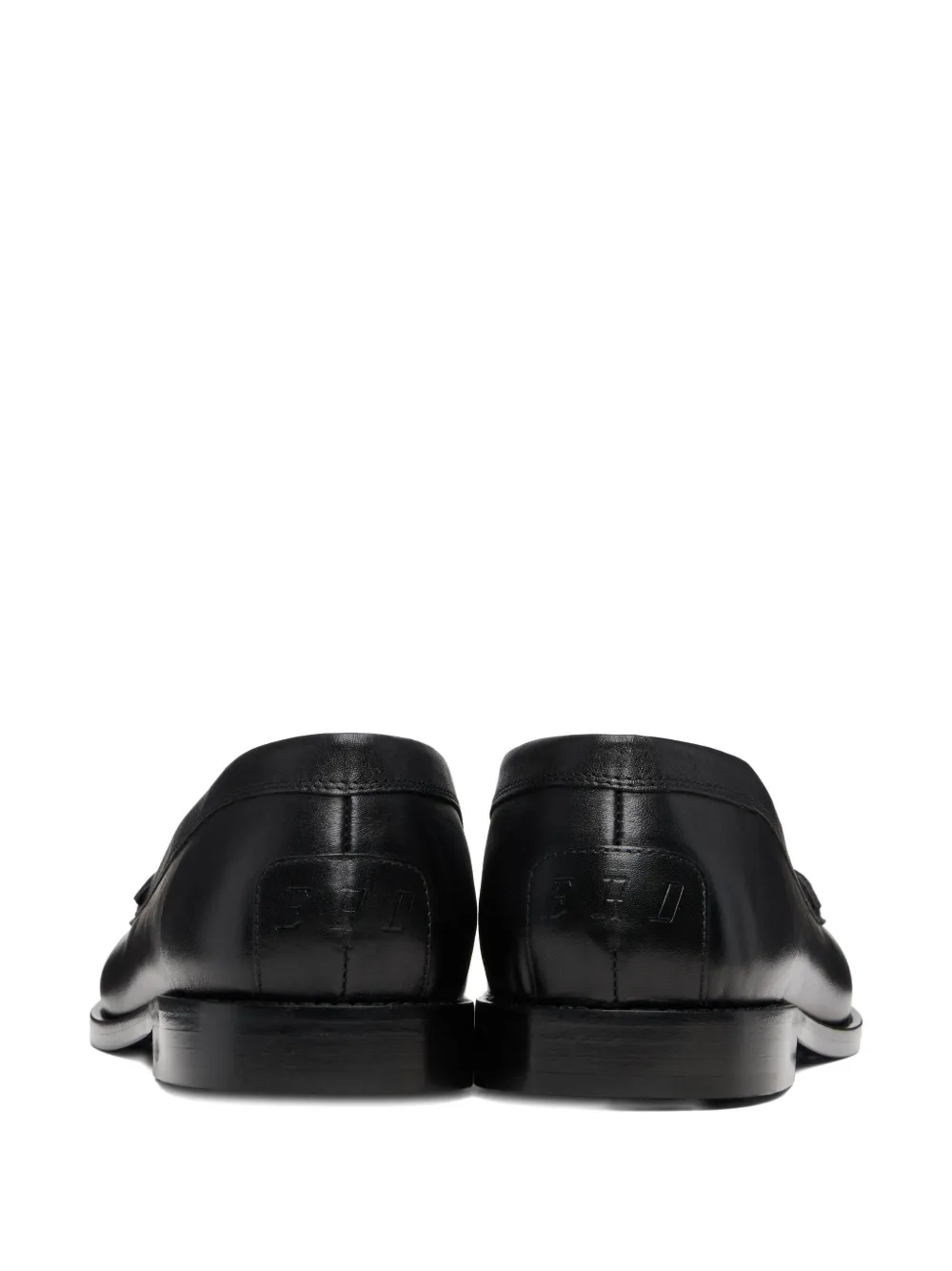 Enfants Riches Deprimes Logo-debossed Leather Penny Loafers In Multi