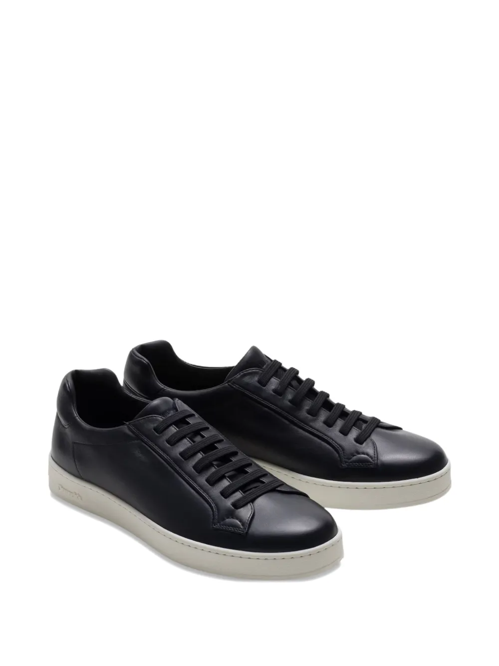 Church's leather lace-up sneakers Blue