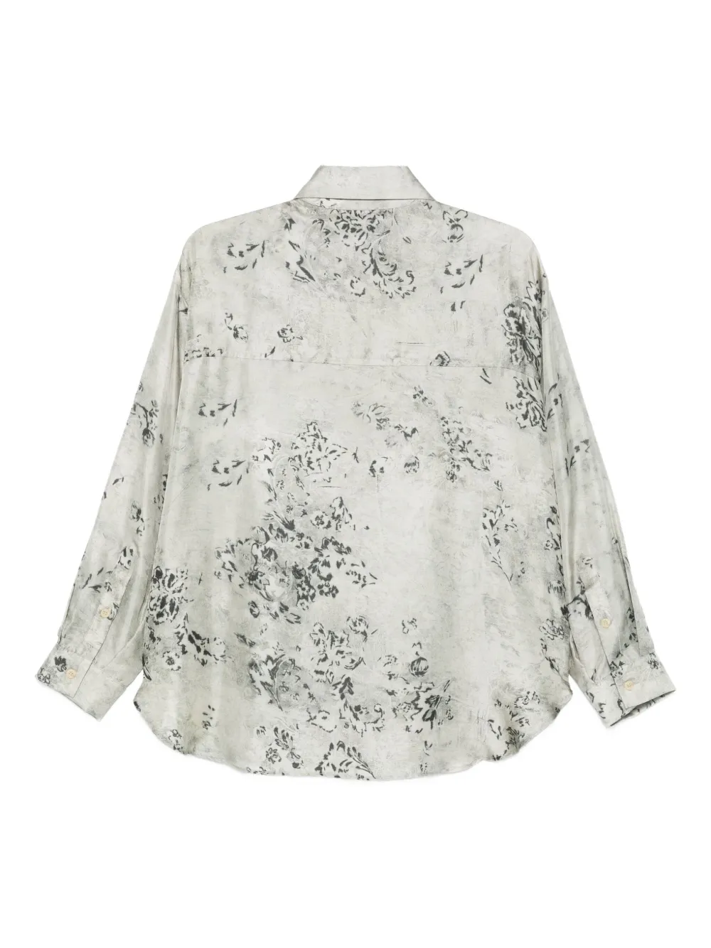 Alysi Blouse met bloemenprint - Wit