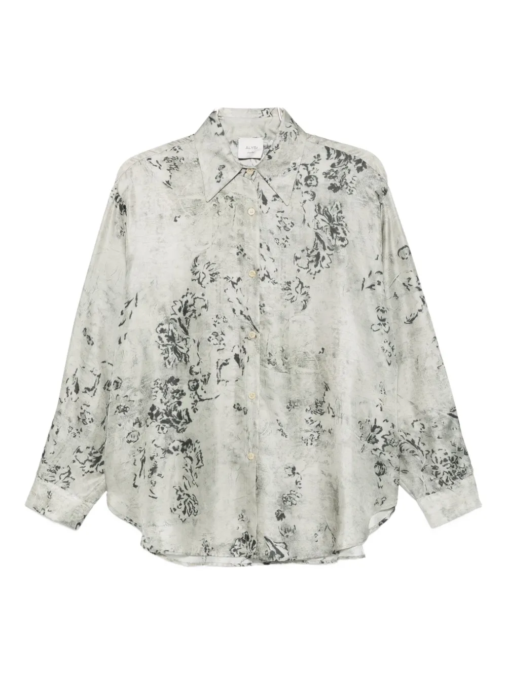 Alysi Blouse met bloemenprint Wit