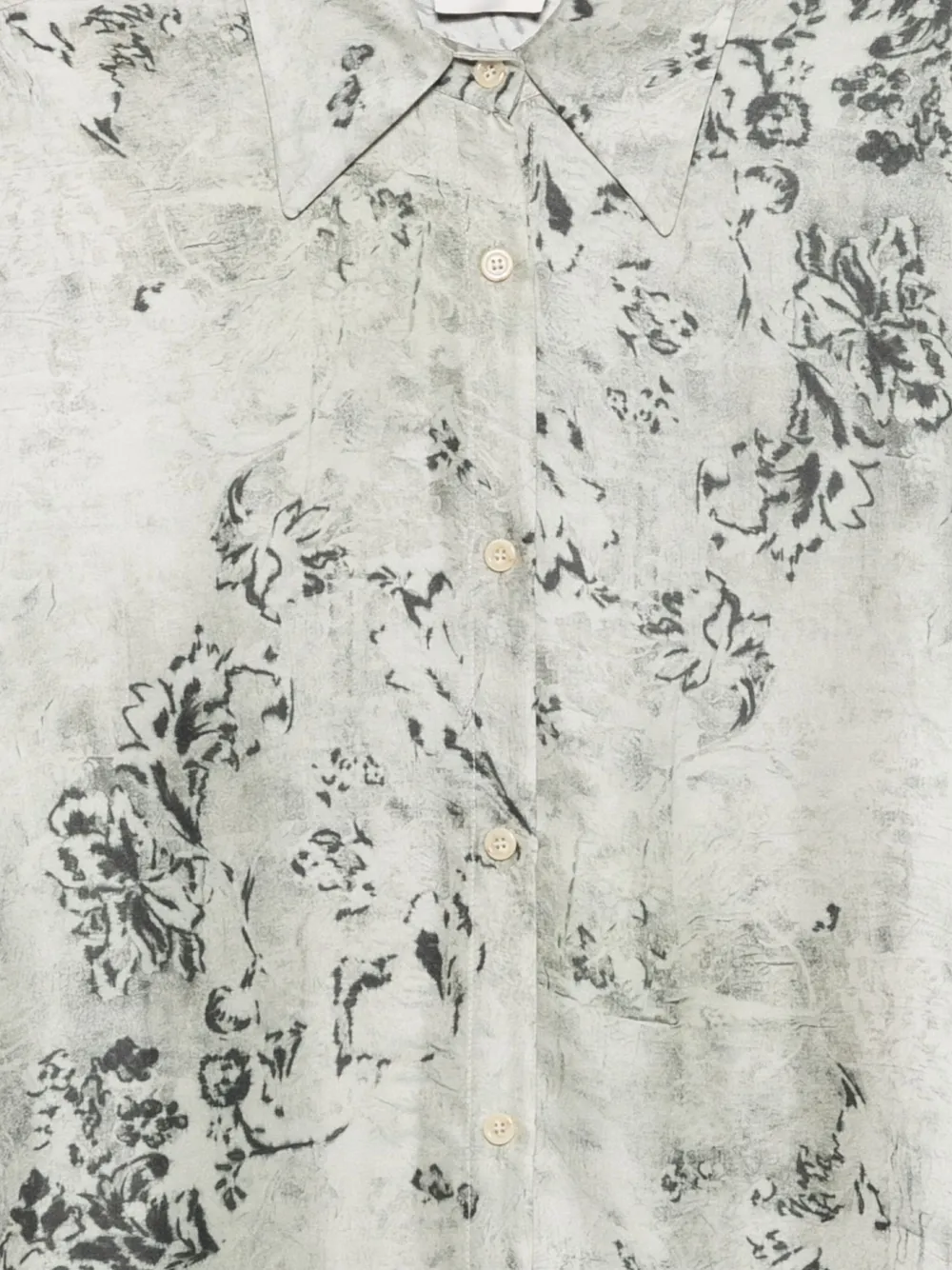 Alysi Blouse met bloemenprint Wit