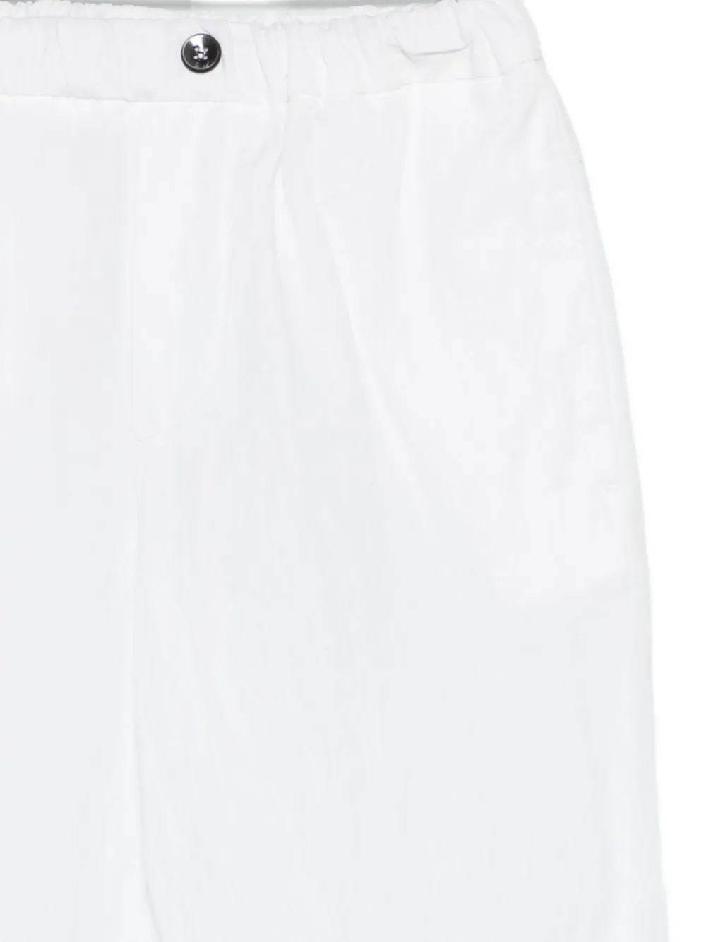 Michael Coal Elasticated-waist Trousers In White