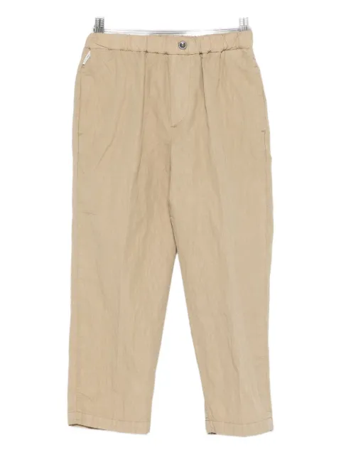 michael coal elasticated-waist trousers
