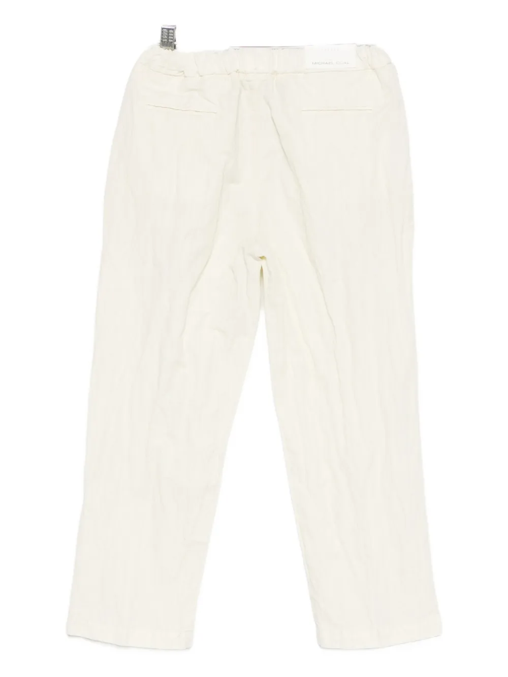 Michael Coal Elasticated-waist Trousers In Neutral