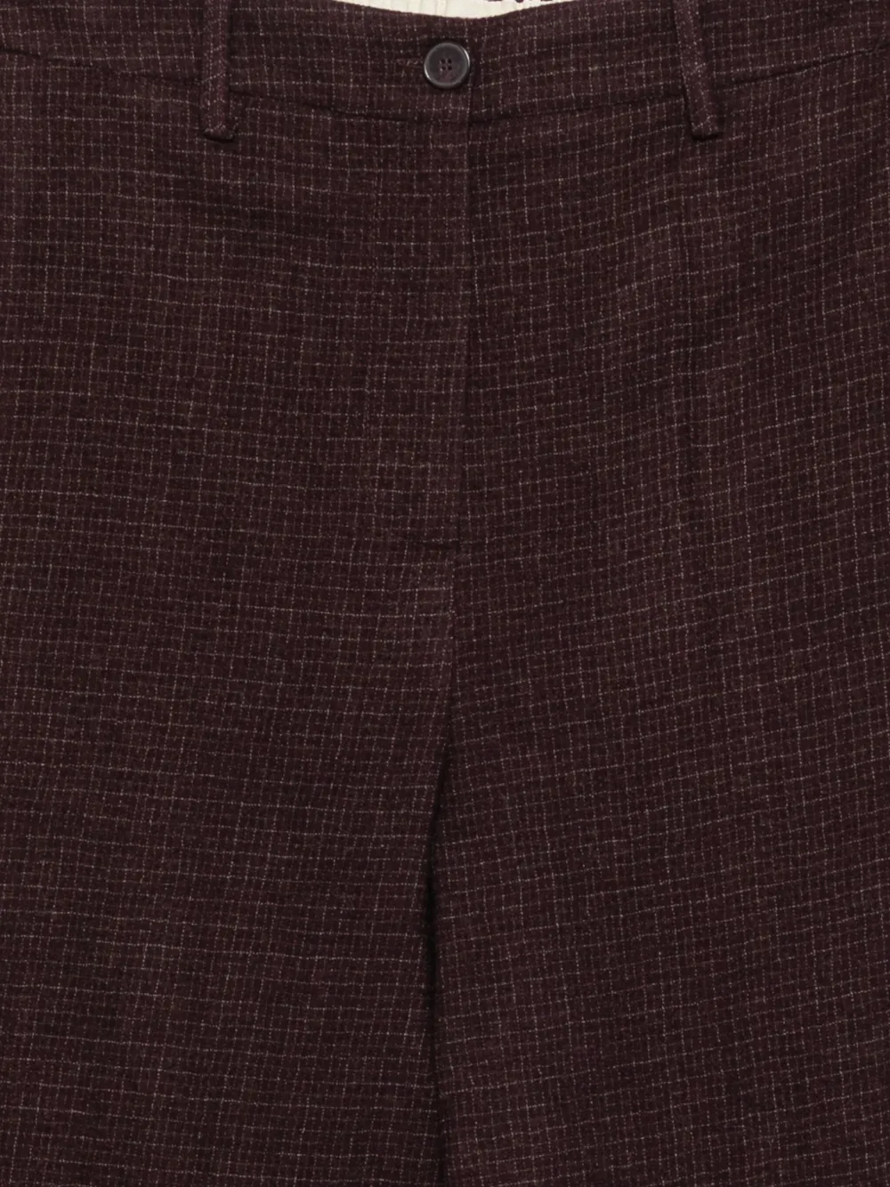 Alysi Geruite broek Rood