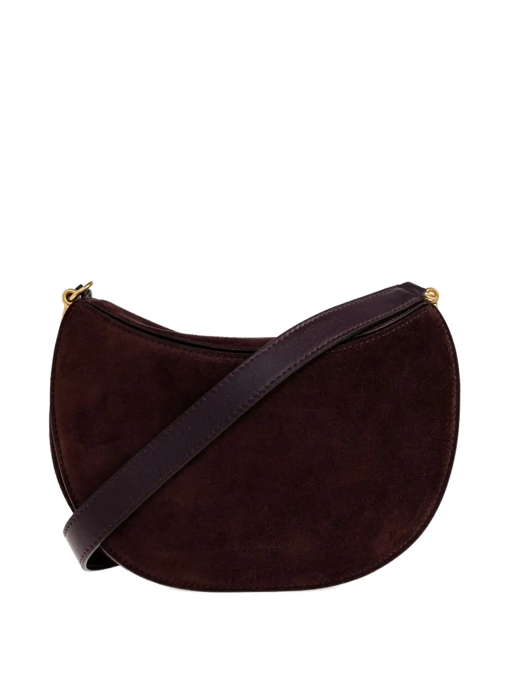 Wandler Kate suède crossbodytas Rood