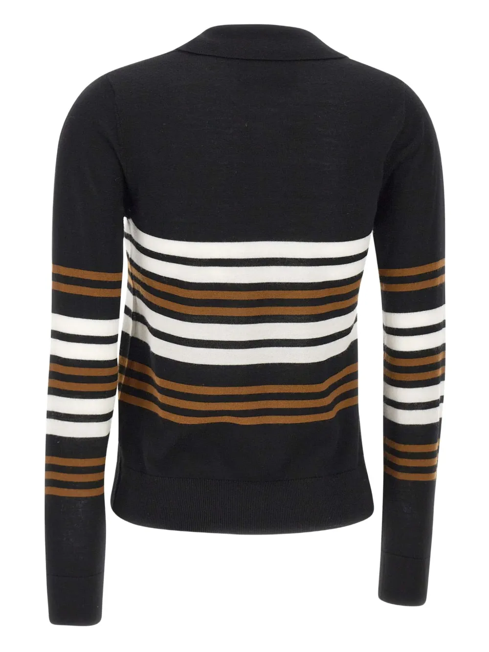 Iceberg striped polo shirt Zwart