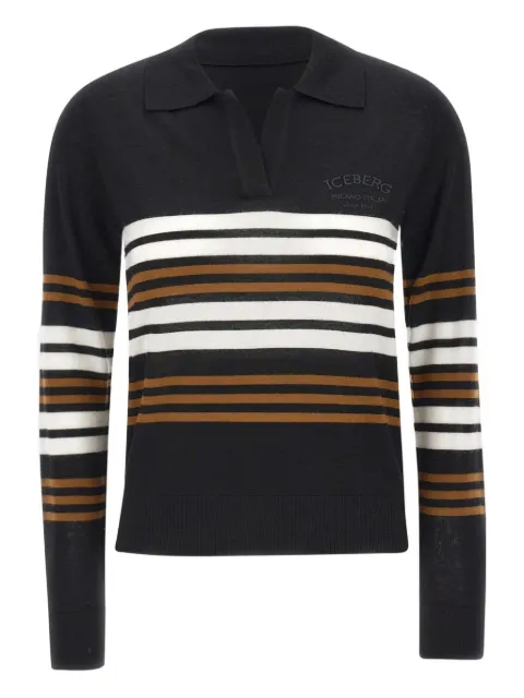 Iceberg striped polo shirt