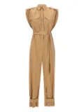 kaos belted jumpsuit - Brown