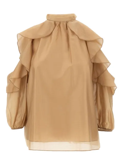 kaos ruffled-sleeves blouse