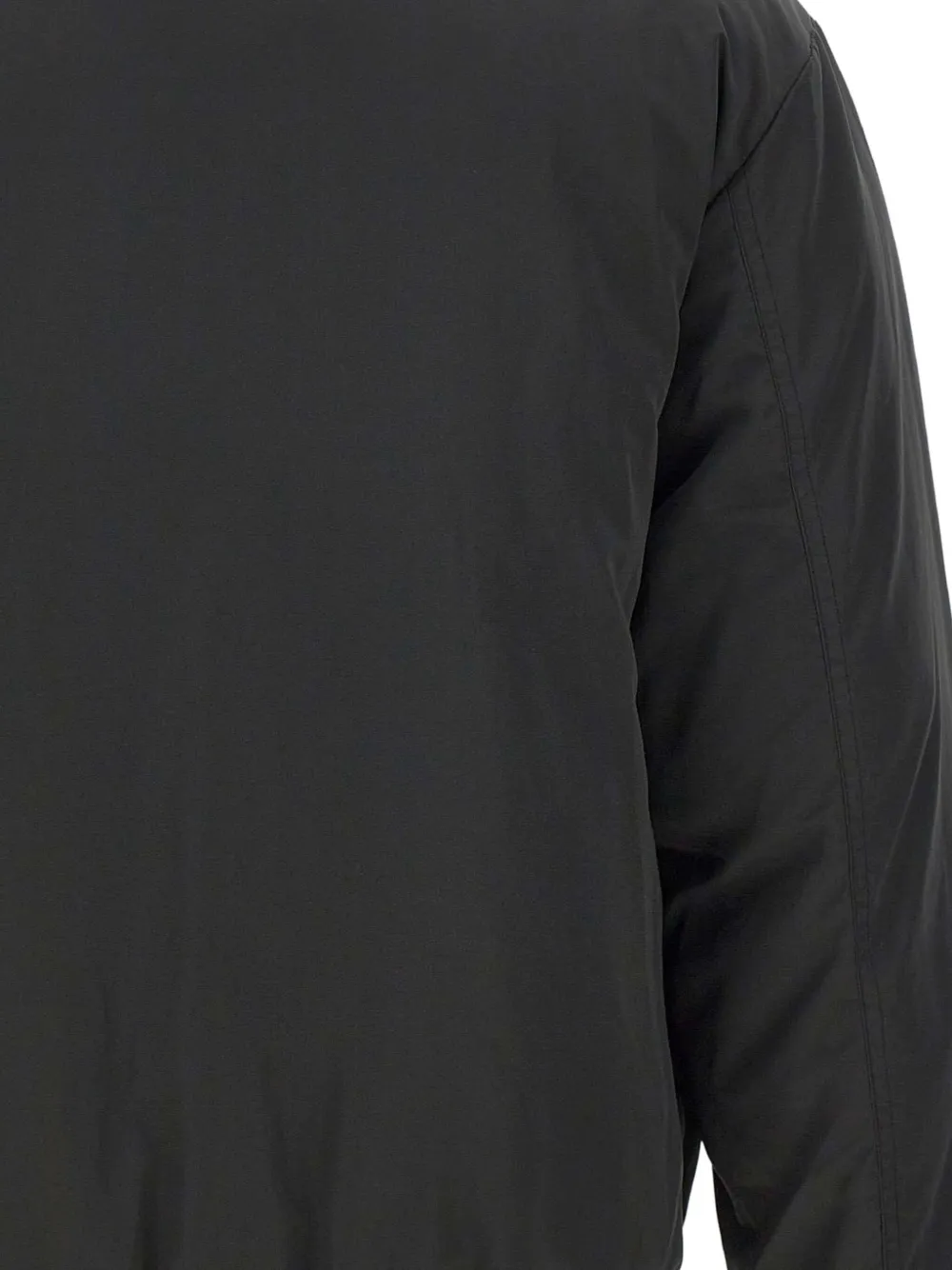 Iceberg embroidered-logo bomber jacket Zwart